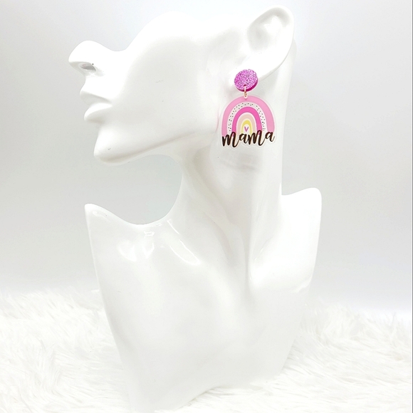 Mama Rainbow Earrings - Picture 2 of 2